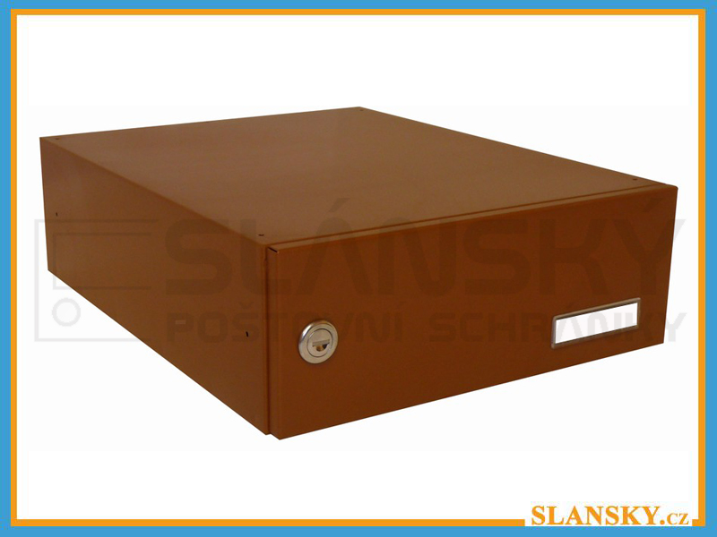 Poštovní schránka B-02 - RAL 8003 hnědá