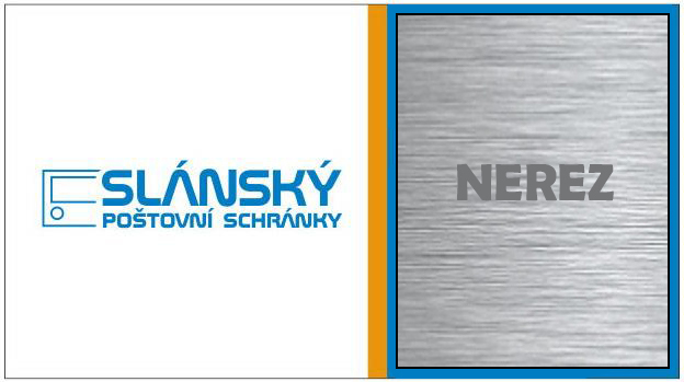 Poštovní schránka E-011 s hloubkou 80 mm PAVEL IMOLA paneláková - NEREZ