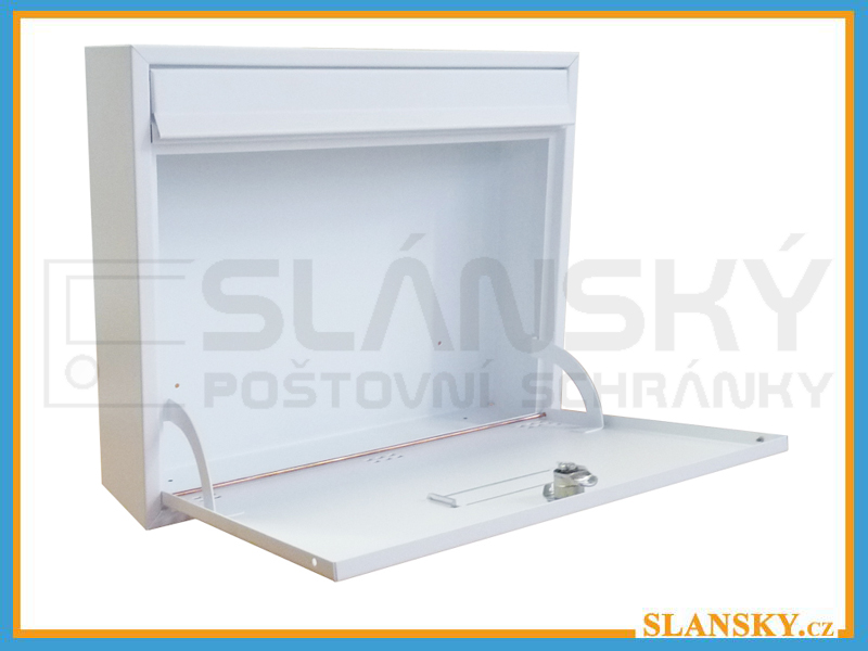 Poštovní schránka H-012 - RAL 9016 bílá