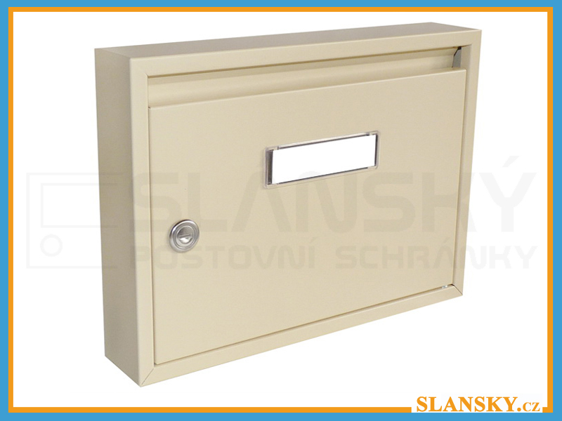 SESTAVA - poštovních schránek E-01 - RAL 1014 SLONOVÁ KOST 