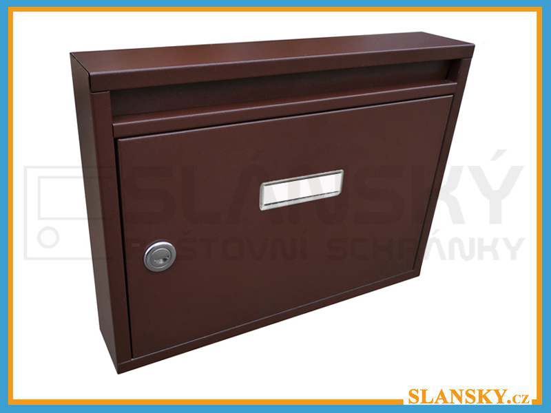 SESTAVA - poštovních schránek E-01 BASIC - RAL 8017 HNĚDÁ