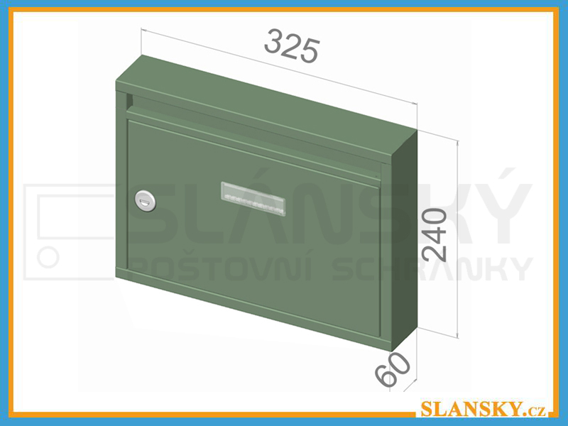SESTAVA - poštovních schránek E-01 BASIC - RAL 7040 ŠEDÁ