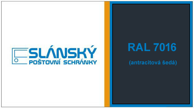 SESTAVA - poštovních schránek G-01 RAL 7016 ANTRACIT