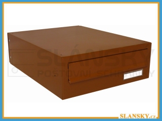 Poštovní schránka B-02 - RAL 8003 hnědá