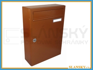 Poštovní schránka C-01 - RAL 8003 hnědá