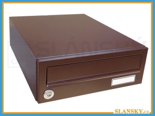 Poštovní schránka B-01 BASIC - RAL 8017 hnědá