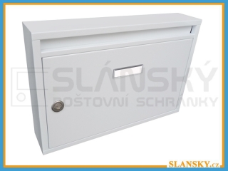 Poštovní schránka G-01 BASIC - RAL 9016 bílá