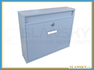 Poštovní schránka H-012 BASIC - RAL 7040 šedá