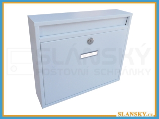 Poštovní schránka H-012 BASIC - RAL 9016 bílá