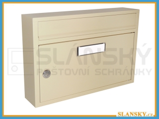 Poštovní schránka G-01 - RAL 1014 béžová