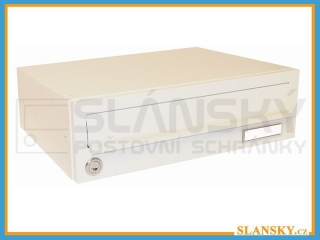 Poštovní schránka B-017 - RAL 9016 bílá