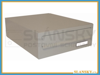 Poštovní schránka B-02 - RAL 7040 šedá