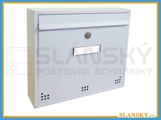 Poštovní schránka H-012 - RAL 9016 bílá