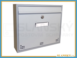 Poštovní schránka H-012 - RAL 7040 šedá + 7035 světle šedá