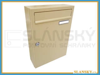 Poštovní schránka C-01 - RAL 1014 béžová