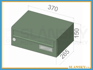 Poštovní schránka B-015 - standardní RAL