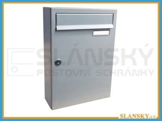 Poštovní schránka C-01- NEREZ / RAL 7040 šedá - SESTAVY