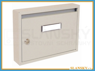 Poštovní schránka E-01 paneláková - RAL 7035 světle šedá